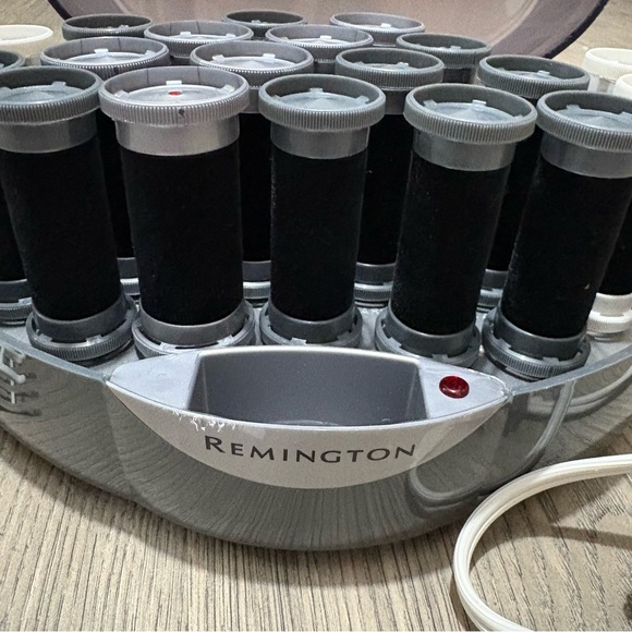 Remington KF20i 20 Black Velvet Hot Rollers 3 Sizes 18 Clips Tested Works - Picture 6 of 12